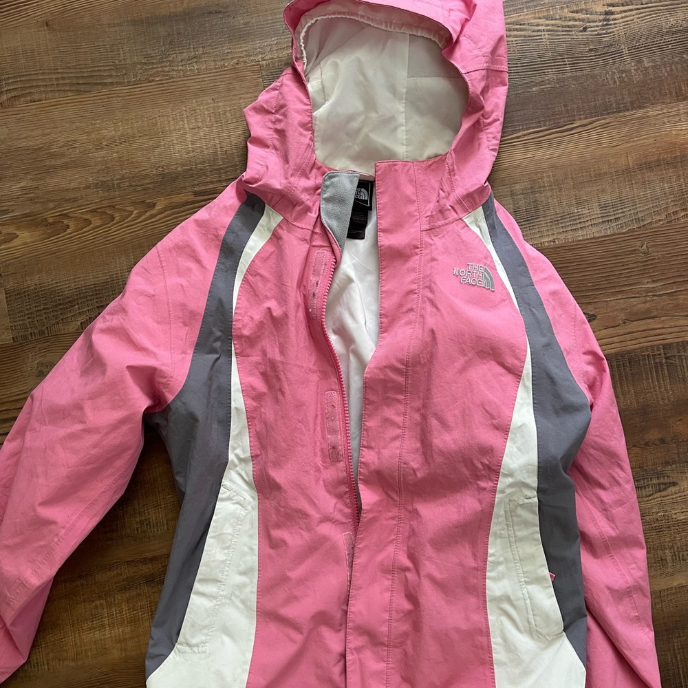 The North face rain jacket